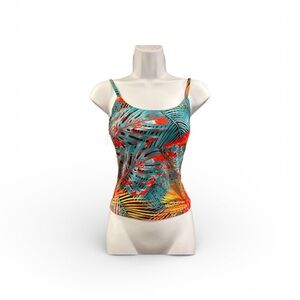 Tropical Print Camisole Top